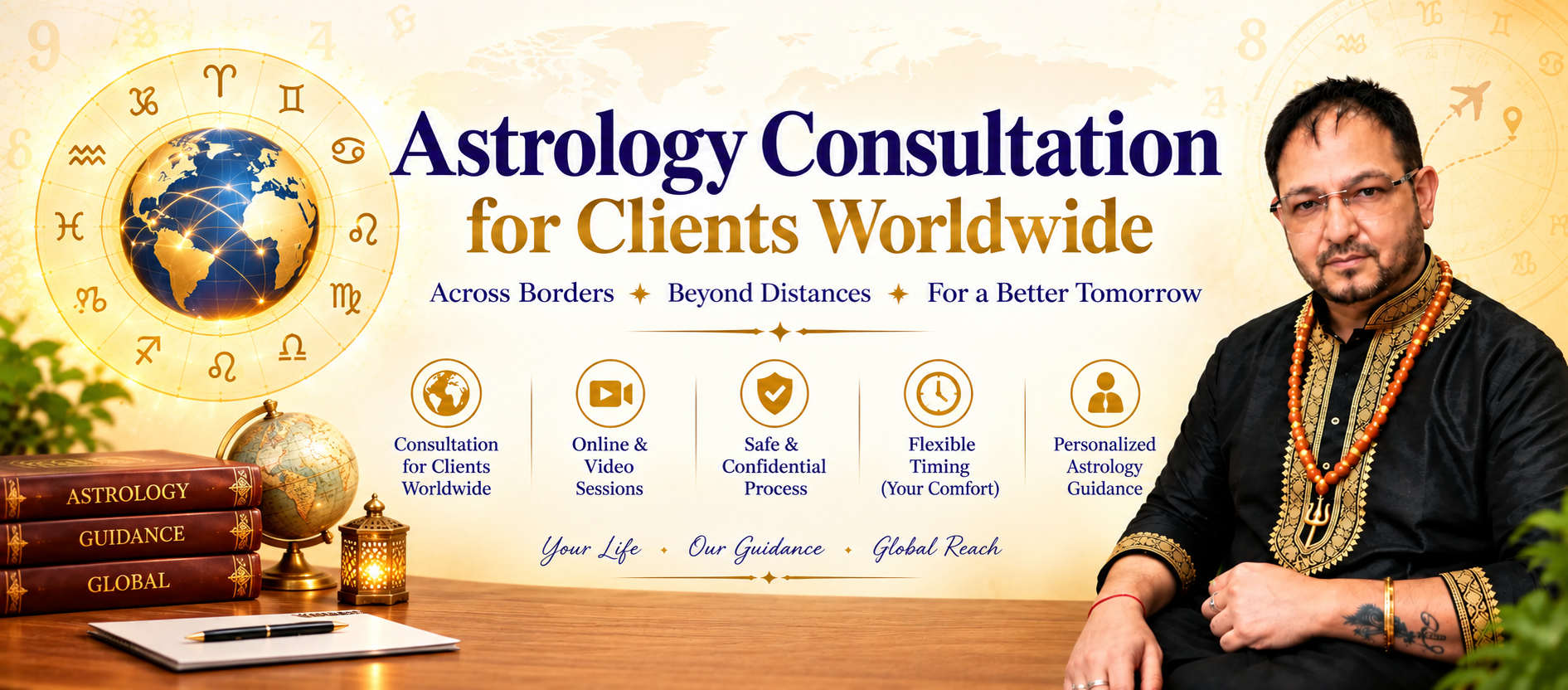 Astrology Consultation for Clients Worldwide